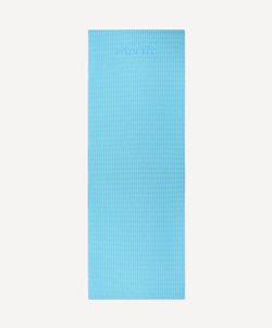Коврик для йоги и фитнеса FM-101, PVC, 183x61x0,6 см, синий пастель
