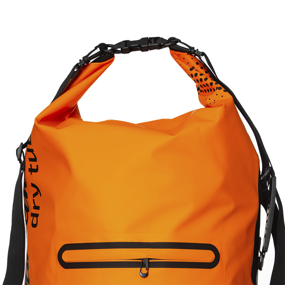 Гермомешок 60 литров оранжевый с лямкой и карманом Marlin Dry Tube 60 L