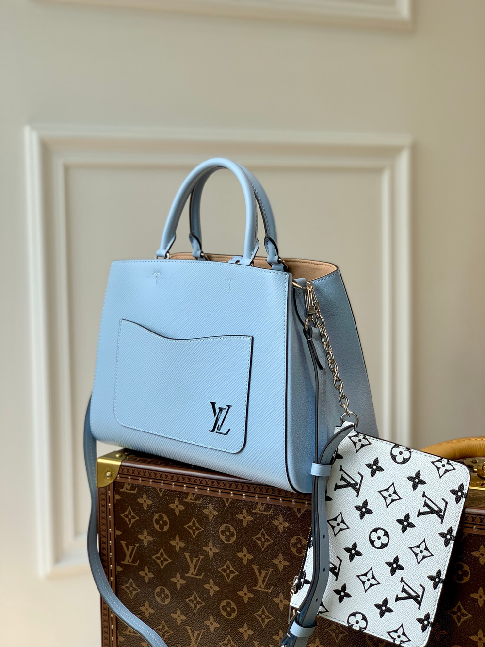 Louis Vuitton Marelle MM Tote Bag