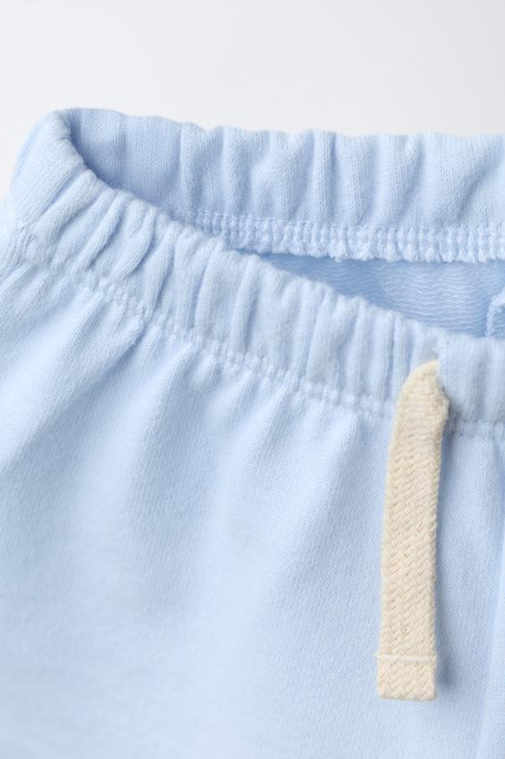 ZARA ШОРТЫ С ВЫШИВКОЙ, ГОЛУБОЙ