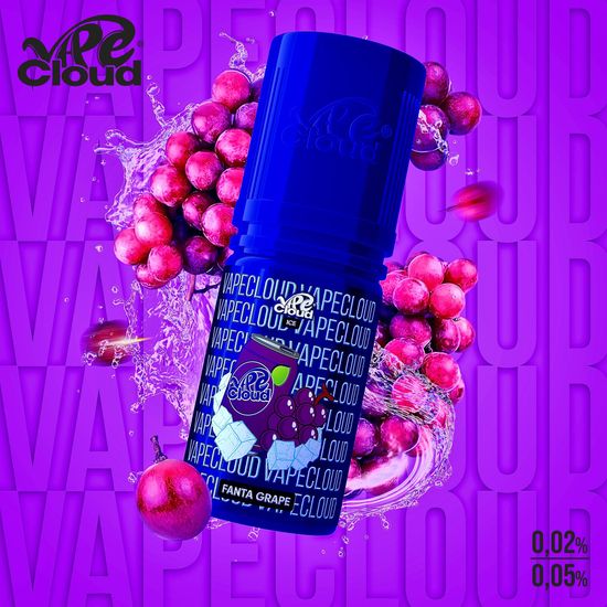 Vape Cloud Ice 0.05% - Fanta Grape (Виноградная Фанта со льдом) 30 мл.