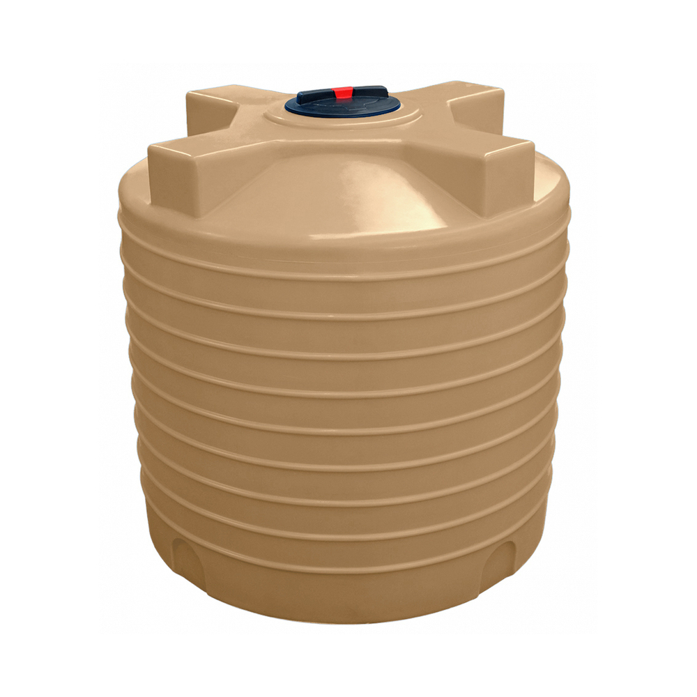 Ёмкость вертикальная Политим 2000 л. вертикальный (1400x1400x1500см;черный) - арт.560901