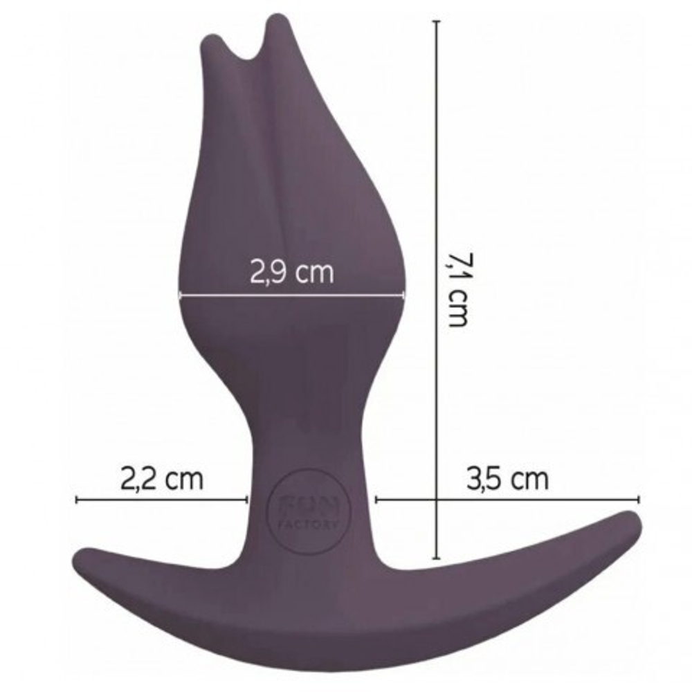 Анальный стимулятор Bootie Fem от Fun Factory (темно-серый)