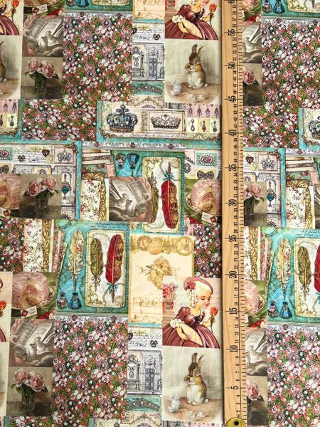 ОТПРАВЛЕНО НА ПЕЧАТЬ, ВИНТАЖНЫЕ СКАЗКИ, 100% хлопок 6