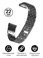 Ремешок для часов 22 мм браслет металлический watch