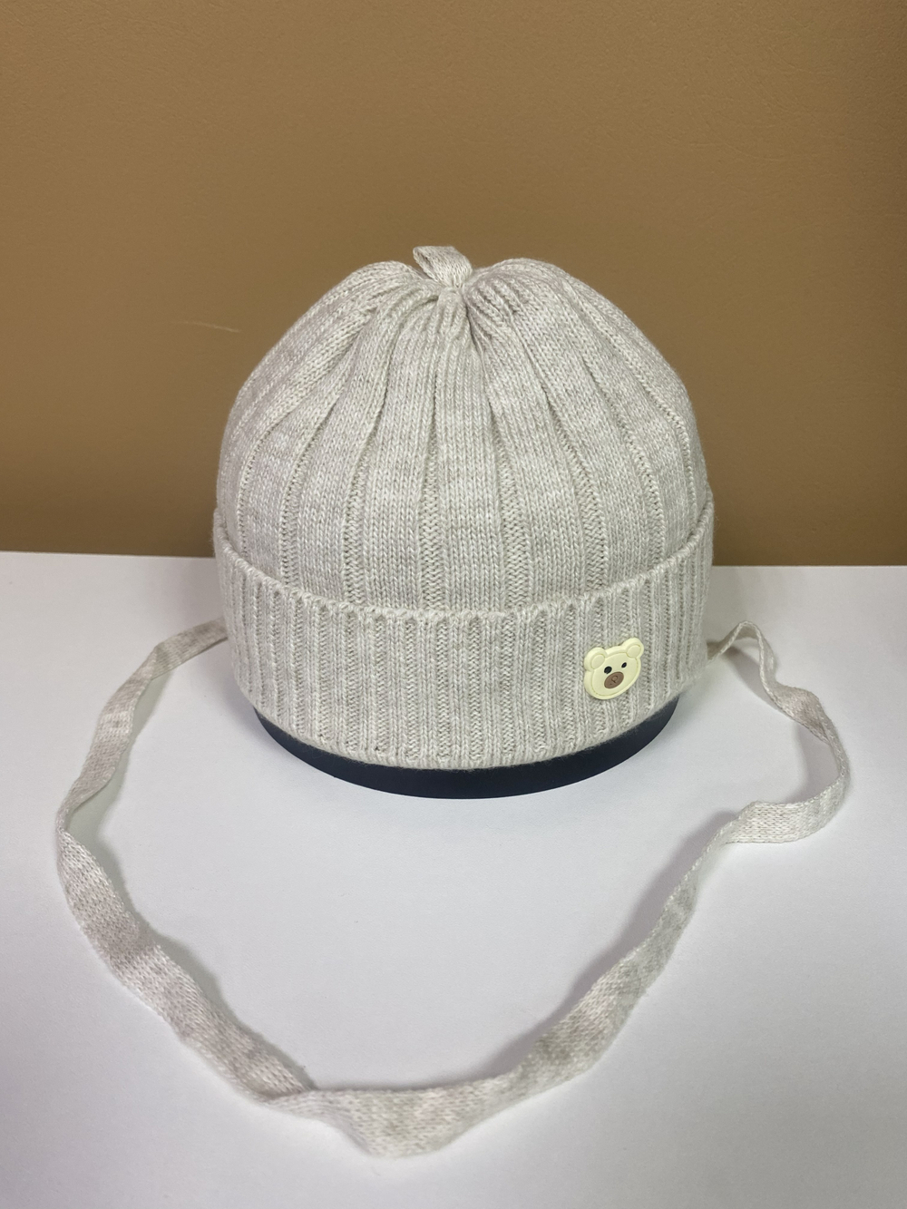 Шапка "Milli"на мальчика вязаная на х/б подкладе размер 40-42, цвета в ассорт