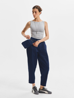 Брюки медицинские женские Волюмэ, нэви