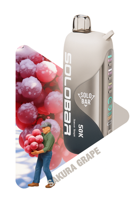 SOLOBAR Vanguard 50000 - Sakura Grape (5% nic)