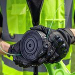 Триммер аккумуляторный Greenworks TB201H, Арт. 2112407UB, 82V, 2,0 кВт, 46 см, c трехлопастным ножом и кусторезом, бесщеточный, с АКБ 5Ач и ЗУ