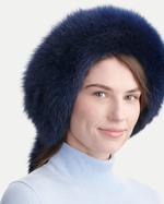 Шапка из меха лисы