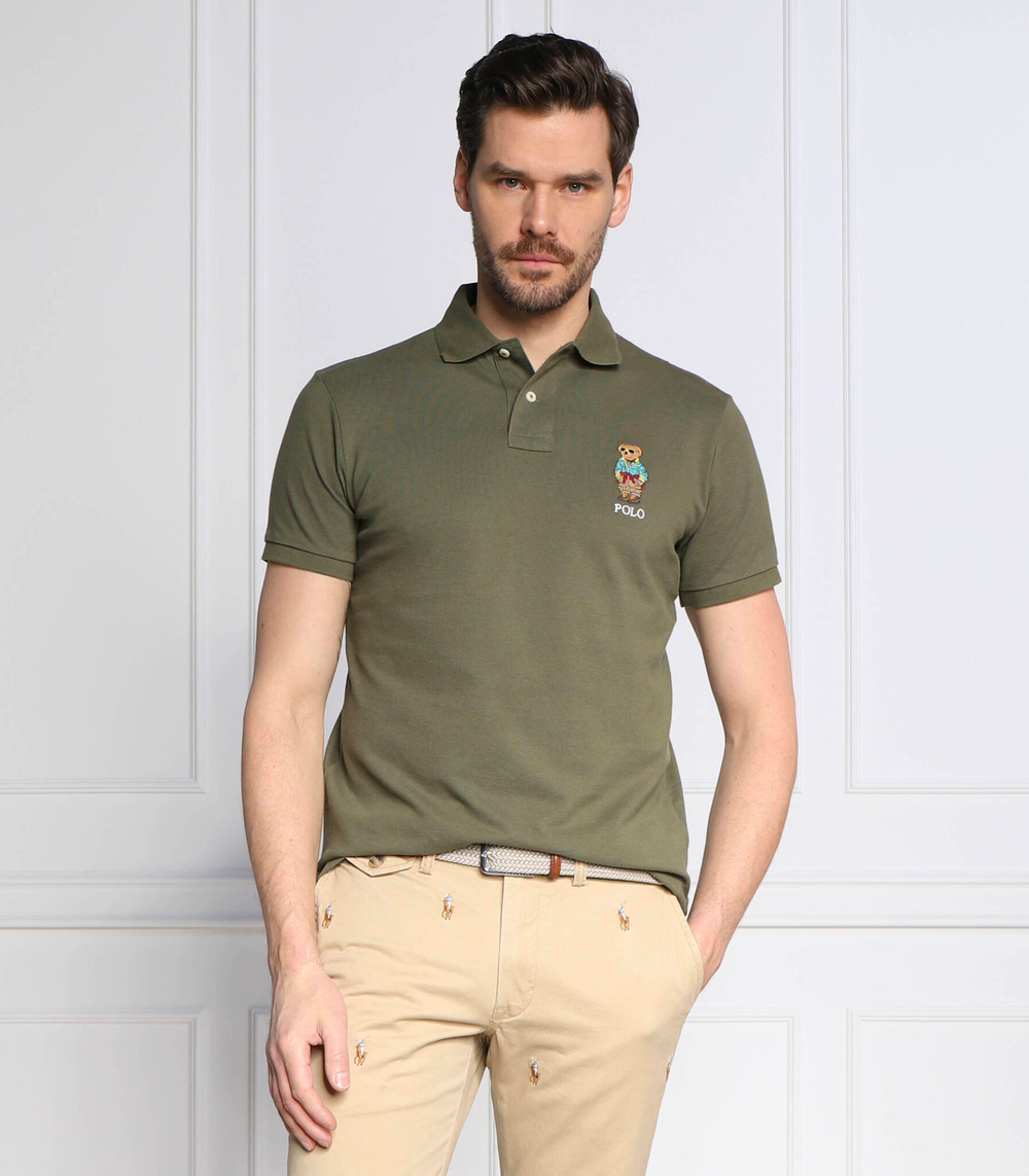 поло POLO RALPH LAUREN - оливковый(710853312)