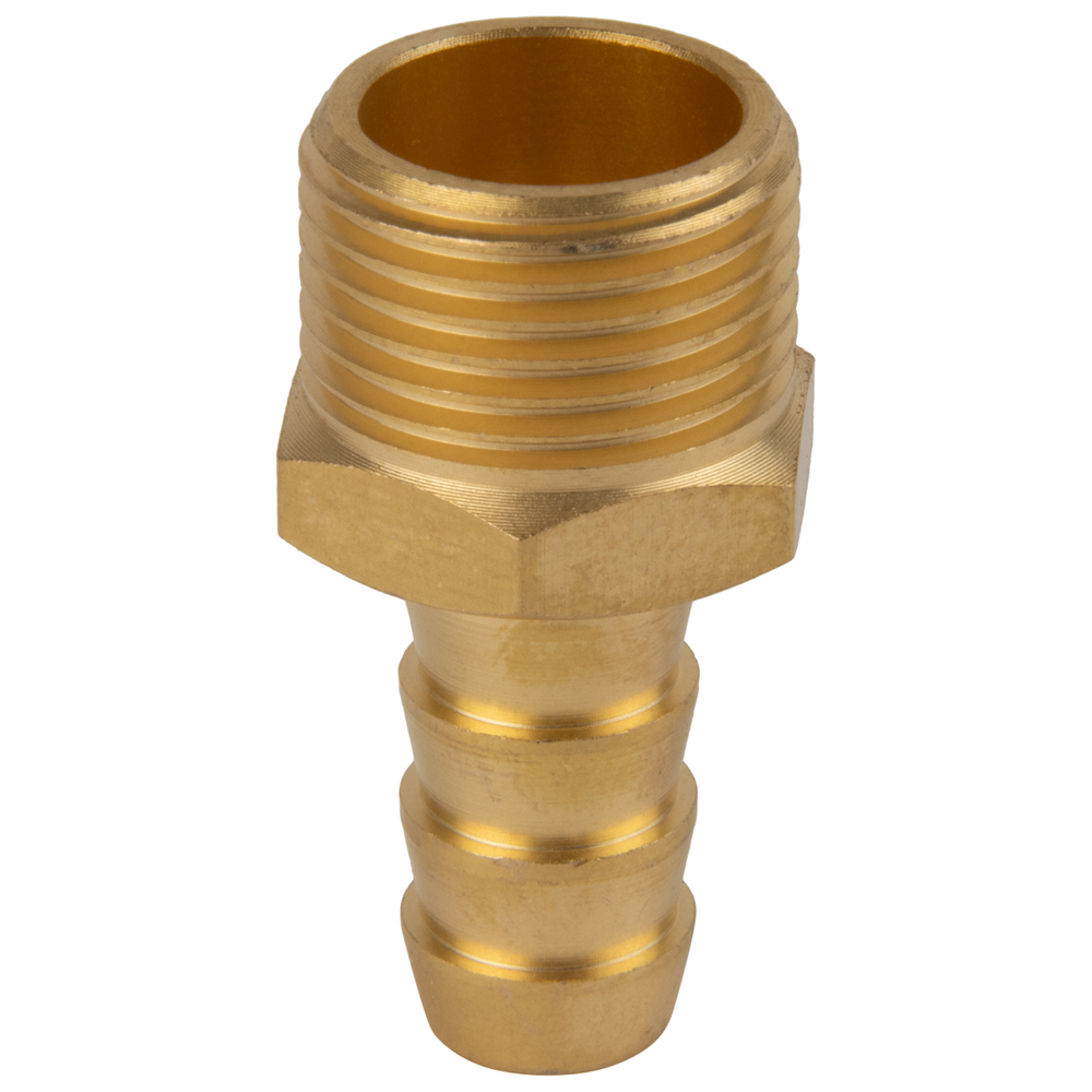 OPT-73010HHM Штуцер пневматический ёлочка, внешняя резьба 3/8", 10 мм