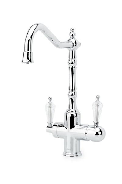 Смеситель для кухни с краном TRADIZIONALE CHROMO с кристаллом Swarovski