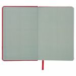 Ежедневник датированный 2022 А5 138x213 мм BRAUBERG "Rainbow", под кожу, красный, 112769