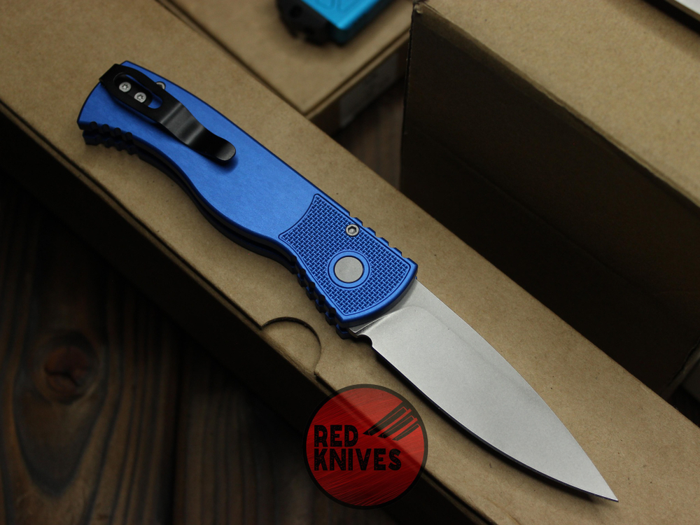 Нож Pro-Tech TR2 - синяя рукоять