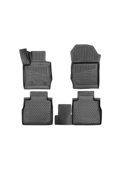 Коврики в салон для GREAT WALL Poer, 2020-, 4шт. (Повышенная устойчивость, повышенная износостойкость) FORMAT.3DAN0088210K