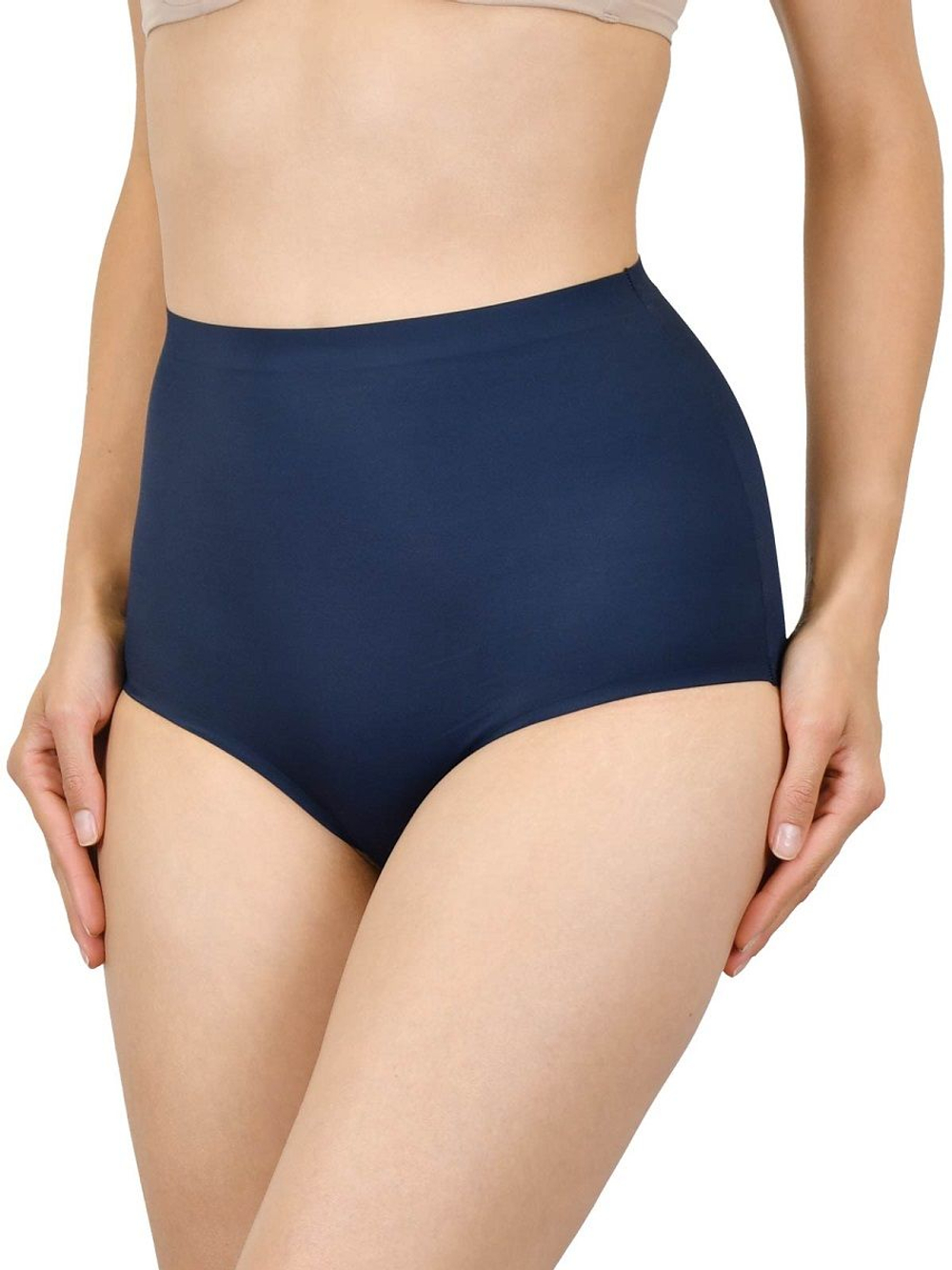 Набор из 2 трусов-макси из гладкого микроволокна (Размер: S) (Цвет: кремовый)