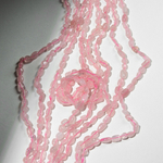 Розовый кварц натуральный, бусины фриформ, 7-12мм