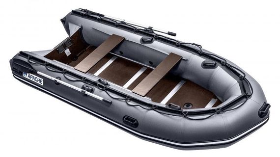 Лодка ПВХ АПАЧИ 3700 СК (слань+киль)