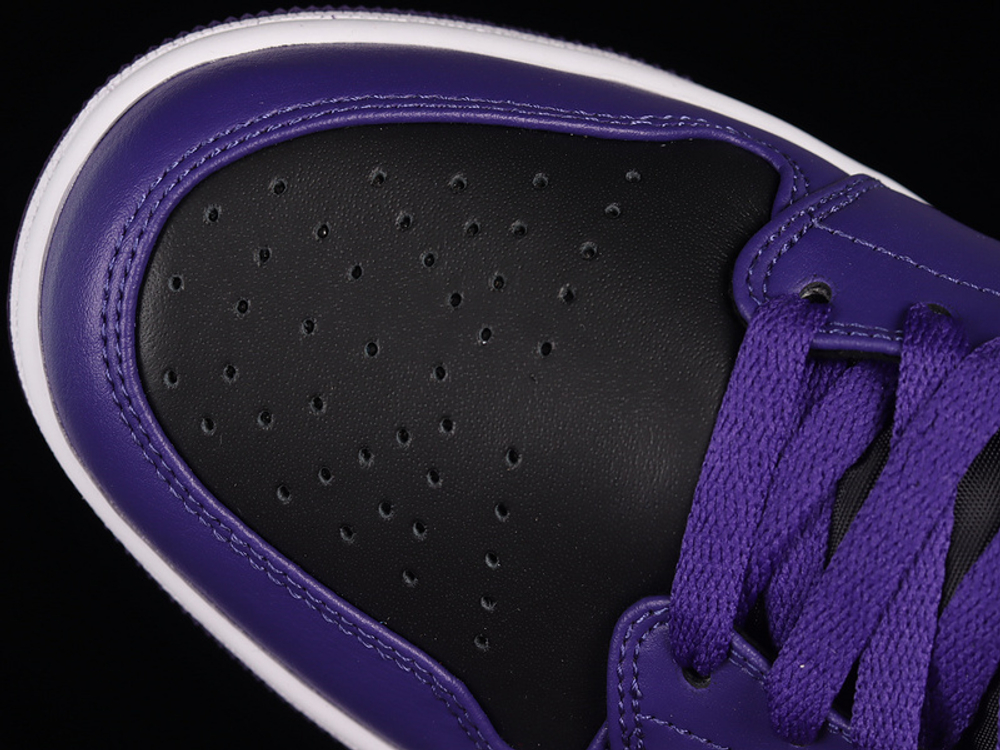 Nike Air Jordan 1 Mid Purple Black
