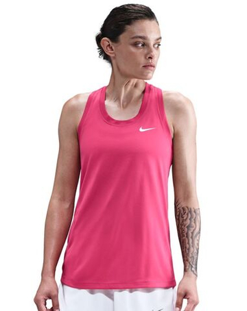 Женский топ теннисный Nike Dri-Fit Racerback - rush pink/white