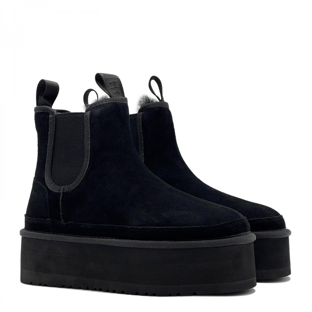 UGG Neumel Platform Chelsea Black