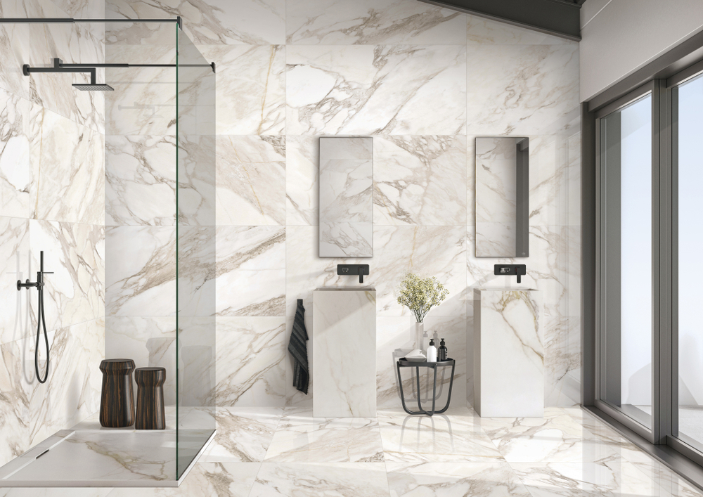 Керамогранит Arcadia Ceramica Aurora 60x120 см 1.44 м² глянцевый цвет бежевый