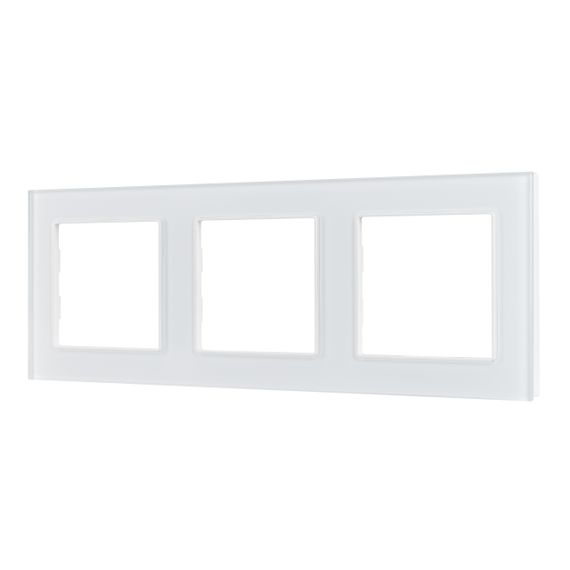 Рамка стеклянная FRM-GLARE-GS-3-WH Arlight 043799