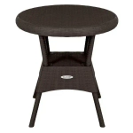 Стол круглый RATTAN Ola Dom коричневый 700х720мм