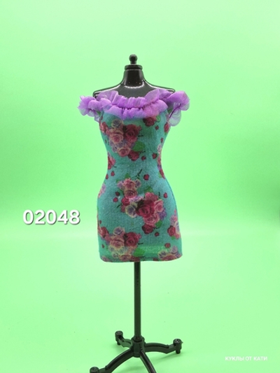 Одежда для куклы Барби винтаж платье 02048