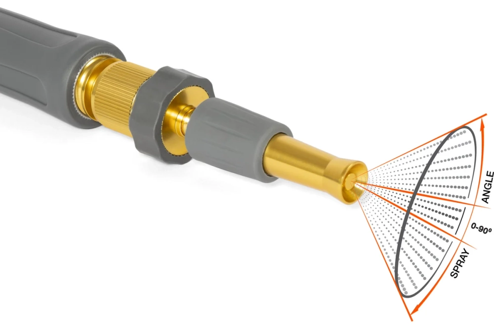 Шланг DAEWOO Titanflex 15 м, 5/8 дюймов, 15 мм, с комплектом для полива DWH 9122