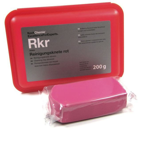 KOCH Глина полировочная 200г REINIGUNGSKNETE , Красная