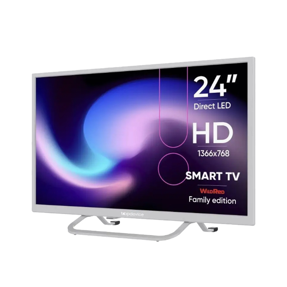 Телевизор 24" Topdevice TDTV24BS02H_WE, Smart TV