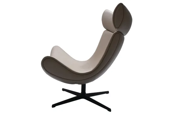 Кресло Toro, бежевая экокожа