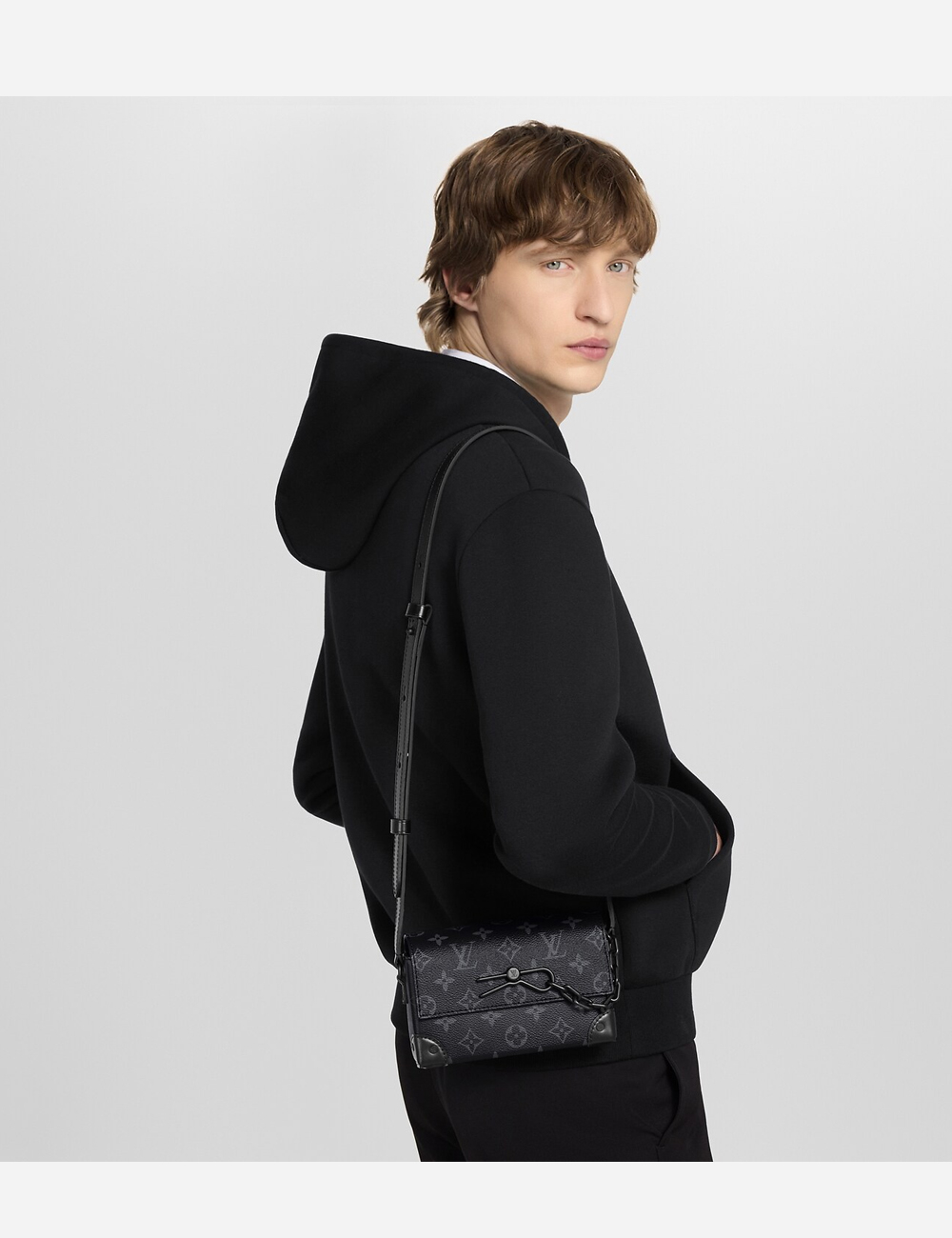 Мини-Сумка Louis Vuitton Steamer Wearable Wallet "Monogram Eclipse"