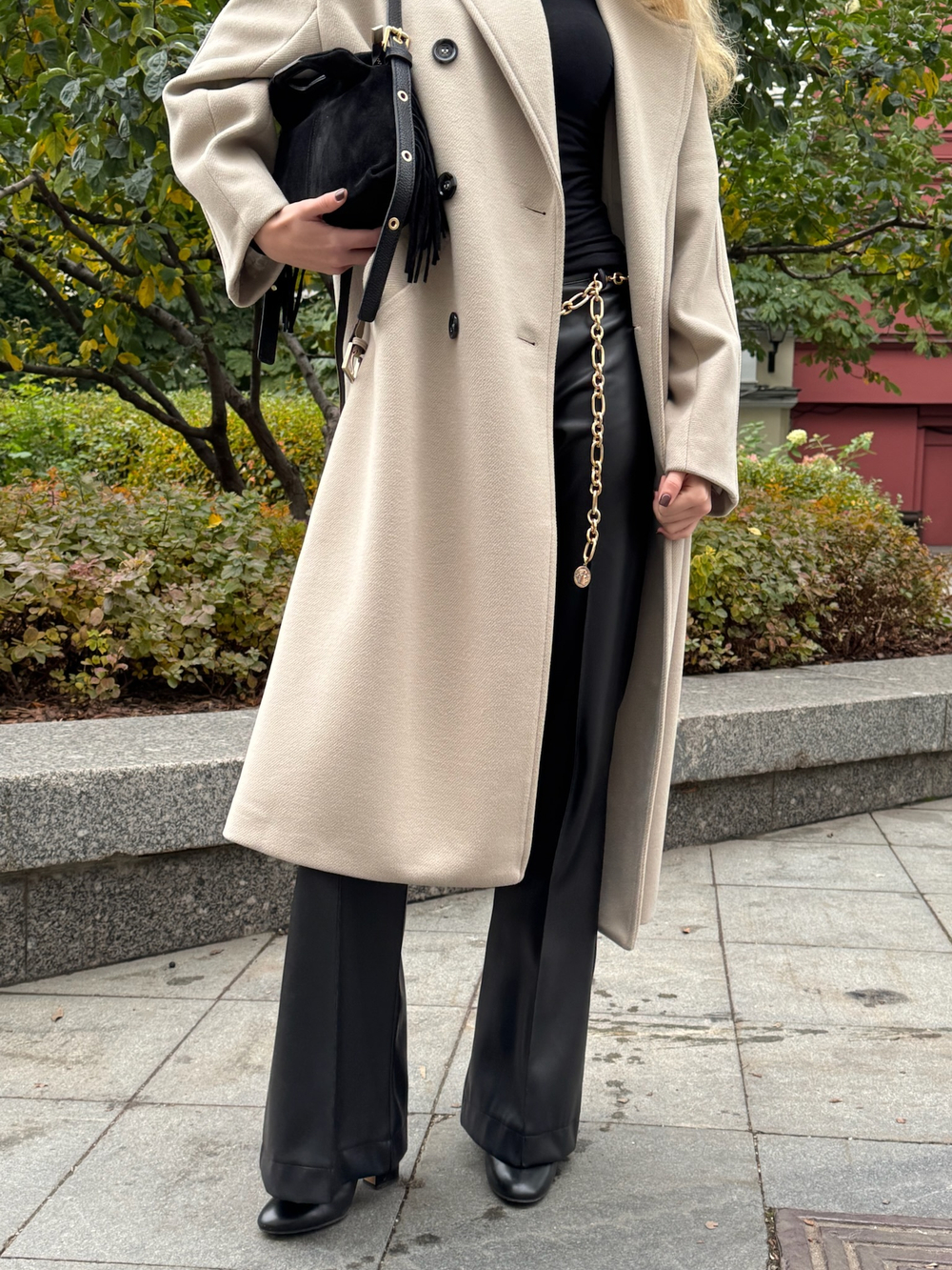 Брюки tensione экокожа