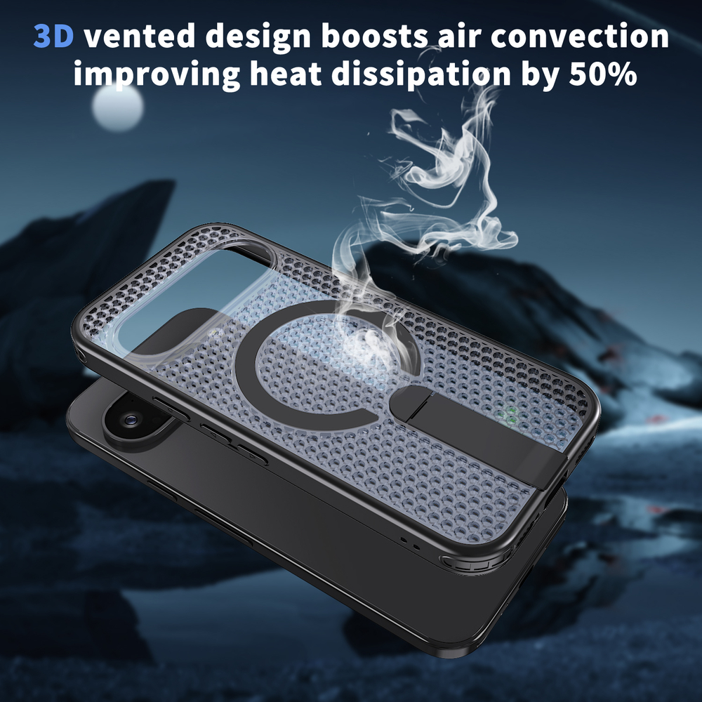 Прозрачный чехол Mesh Pro Magnetic Case для Google Pixel 9 Pro XL