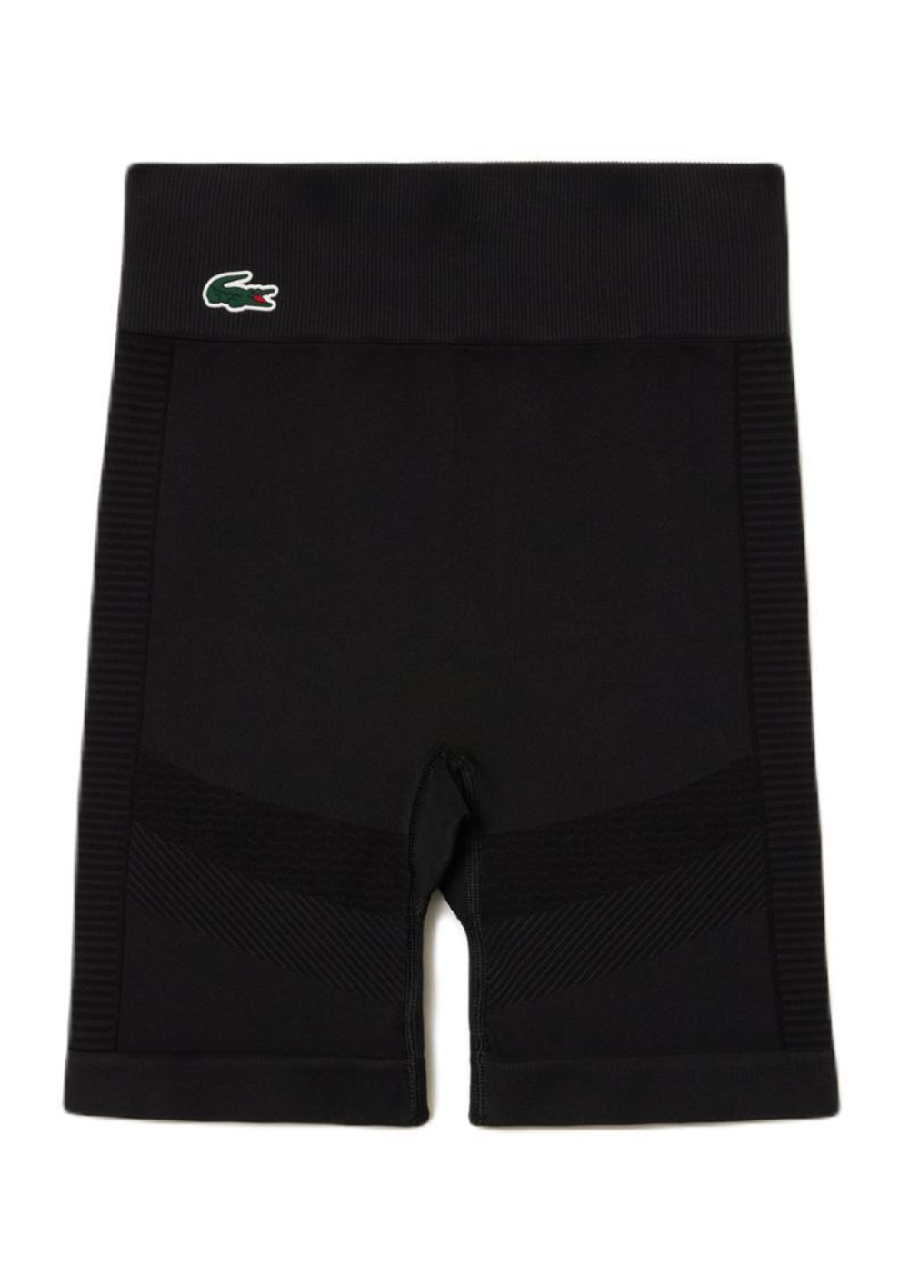 Женские теннисные шорты Lacoste Women's Seamless Sport Bike Shorts - Black