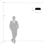 746618 Бра AMERIGO 2х40W E14 УМБРА ПРОЗРАЧНЫЙ