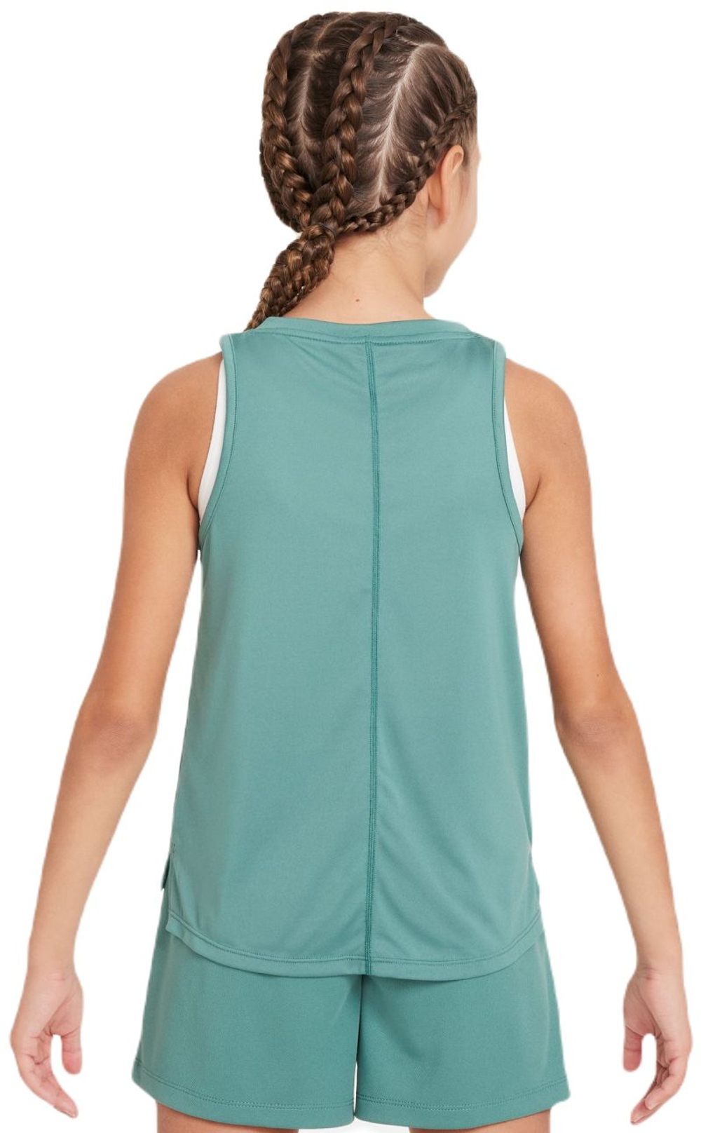 Футболка для девочки Nike Kids Dri-Fit One Training Tank - bicoastal/white