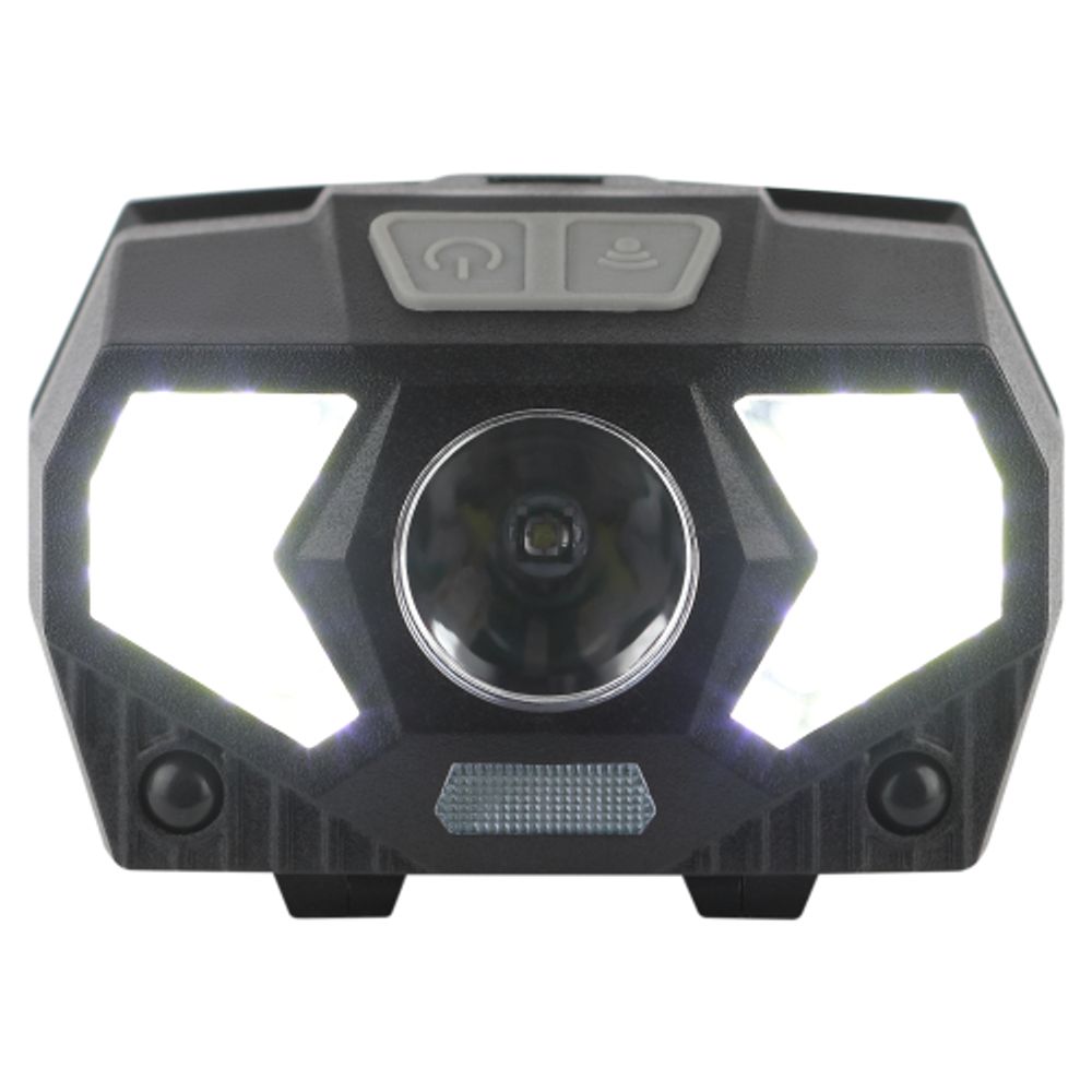 Фонарь налобный светодиодный ЭРА GB-608 на батарейках, 3xAAA, 5Вт, 7 режимов, черный