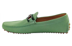 GUCCI Horsebit Gommino Loafers Men"s Green