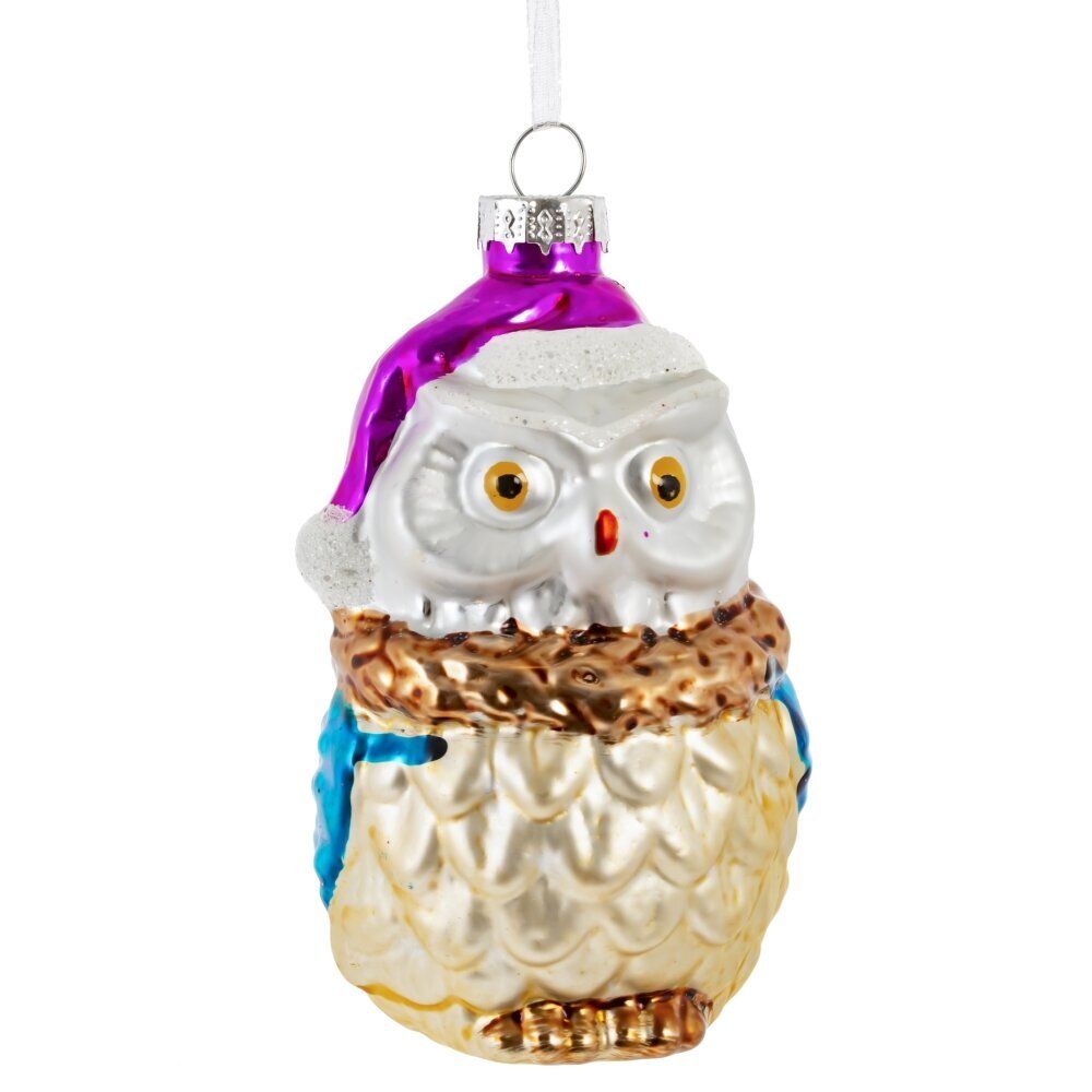 GAEM Украшение новогоднее "Сова", L7 W7 H12,5 см