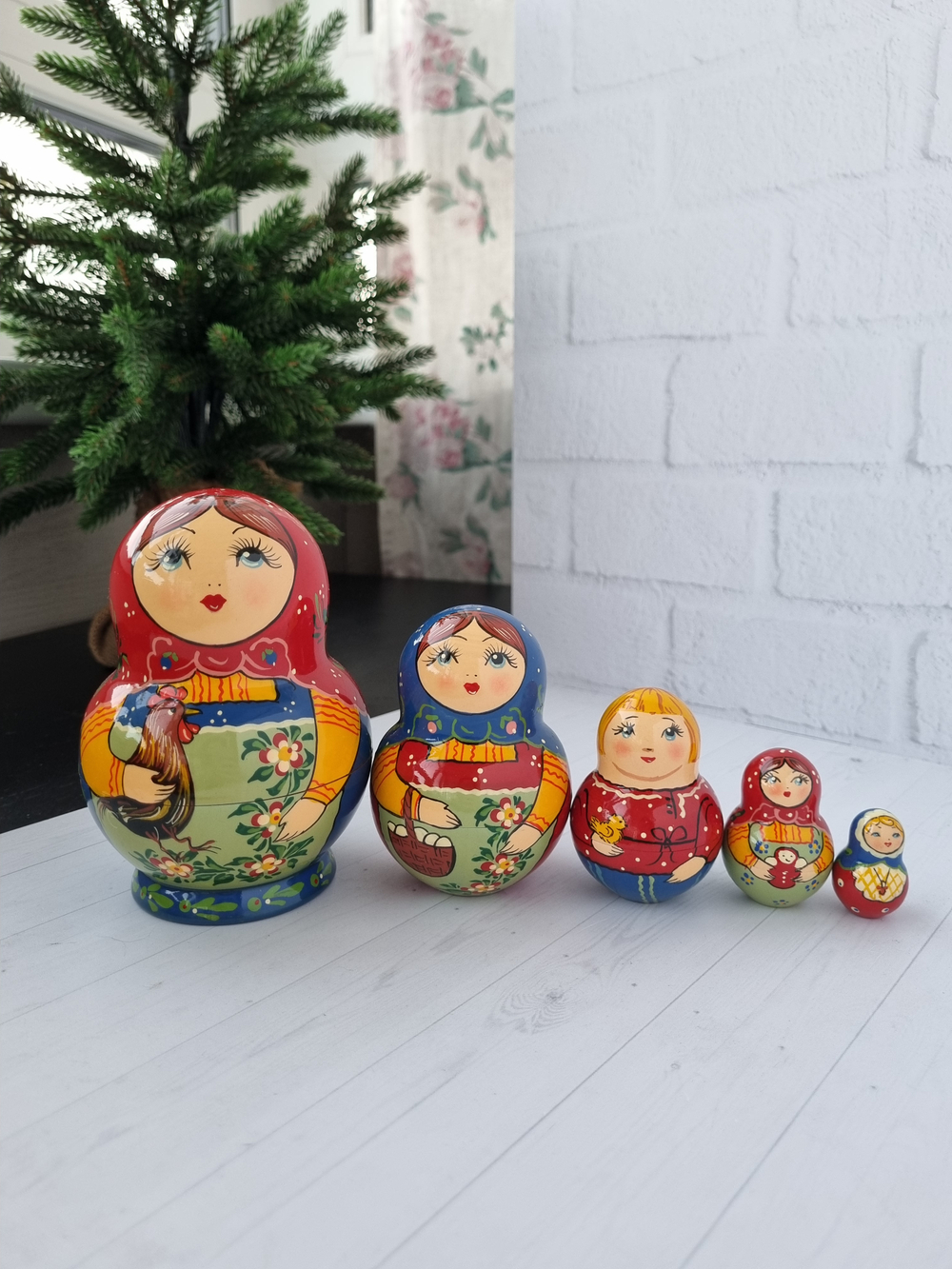 Матрёшка "с курочкой" пузо малая 5мест