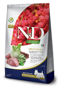 N&D QUINOA DIGESTION LAMB Adult Mini 2.5kg