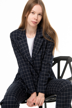 Брюки женские 4730з, клетка #406Ки024730з