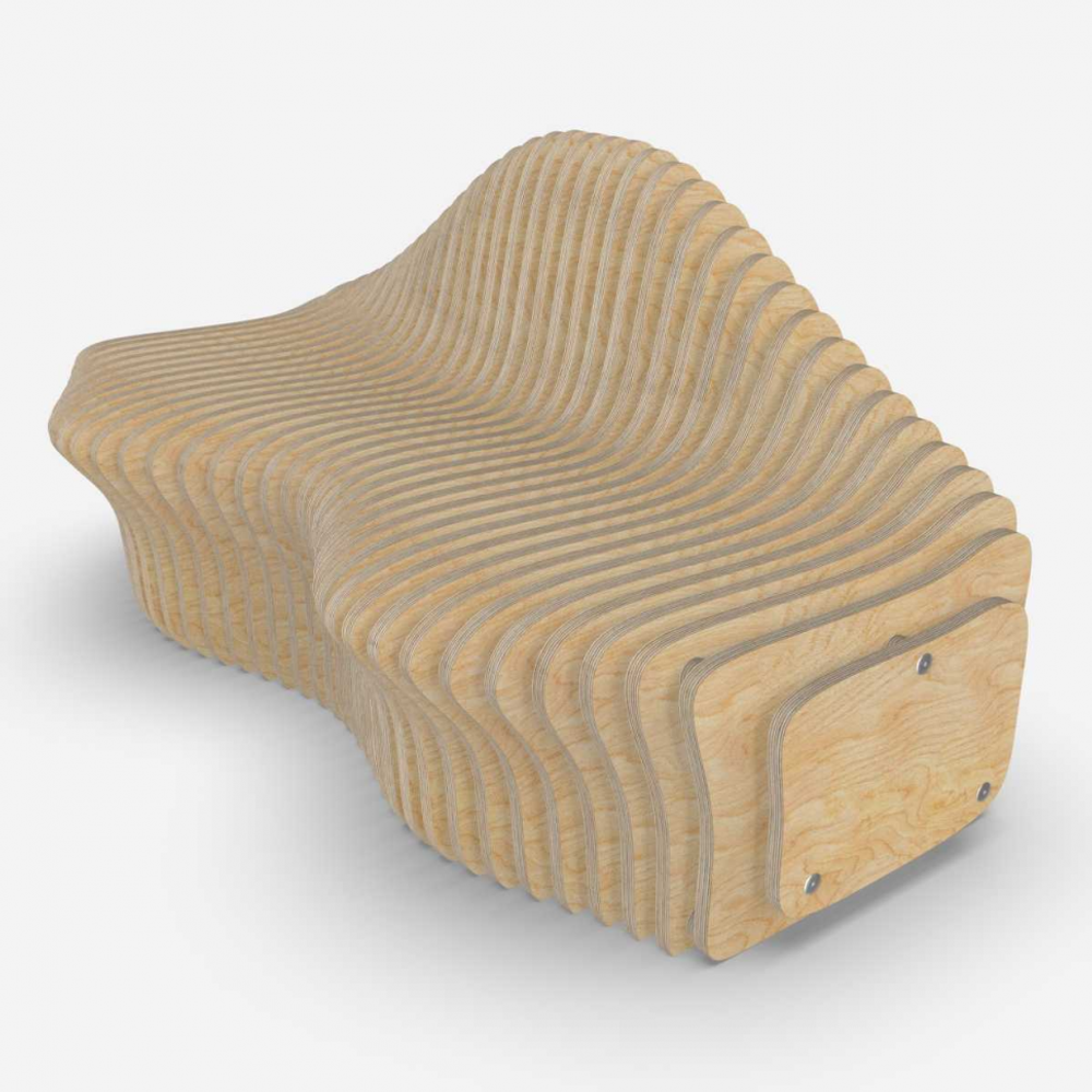 Параметрическая скамейка SKP-04