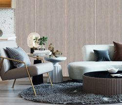 Стеновая панель HiWood декорированная, 270x12 см