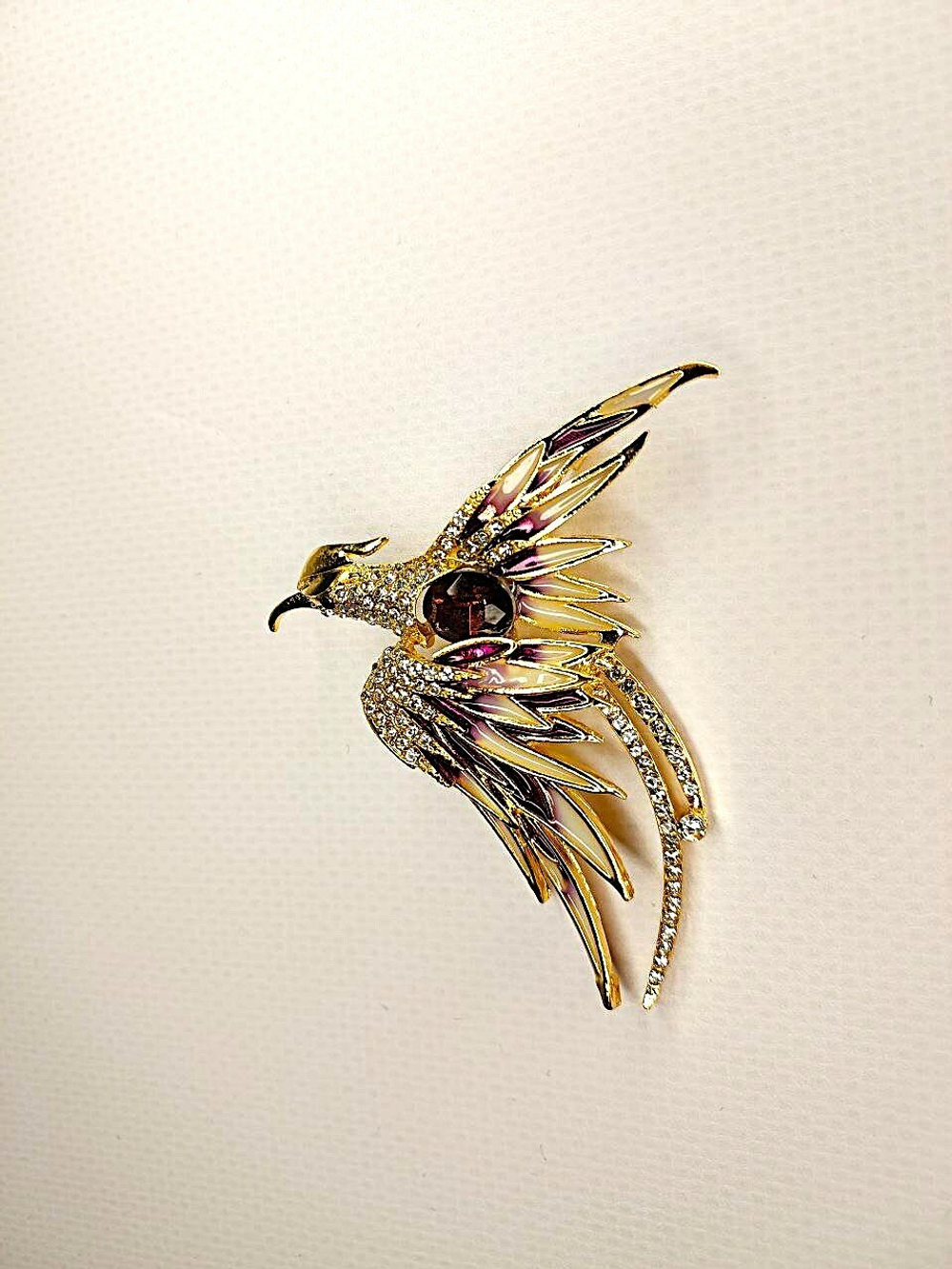 Брошка "Птица Феникс". Символ перерождения