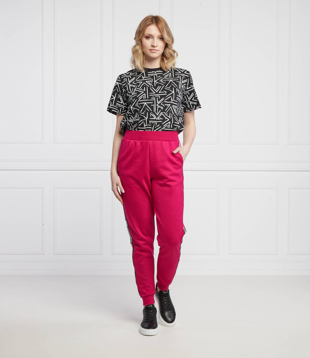 спортивные штаны Karl Lagerfeld - фуксия(220W1031)